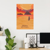 Affiche de voyage Ibiza Es Vedra (Bureau à domicile)