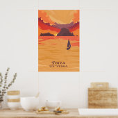 Affiche de voyage Ibiza Es Vedra (Cuisine)