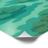 Affiche de voyage (Îles Maldives) (Coin)