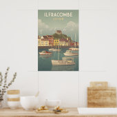 Affiche de voyage Ilfracombe Devon (Cuisine)