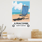 Affiche de voyage Ilfracombe North Devon (Cuisine)