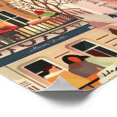 Affiche de voyage Illustration de Paris Impression (Coin)