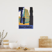 Affiche de voyage Inde Art indien Impression hindo (Cuisine)