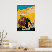 Affiche de voyage Inde Impression indienne Art élé (Cuisine)