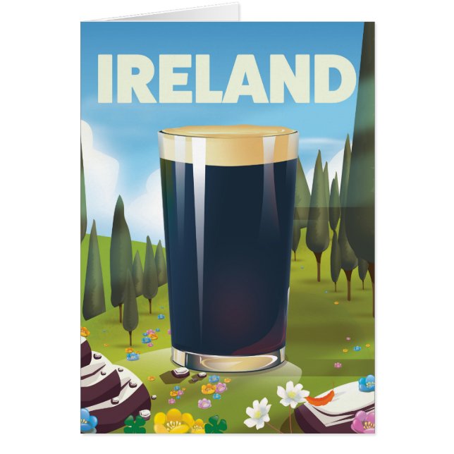 Affiche de voyage Ireland Pint (Devant)