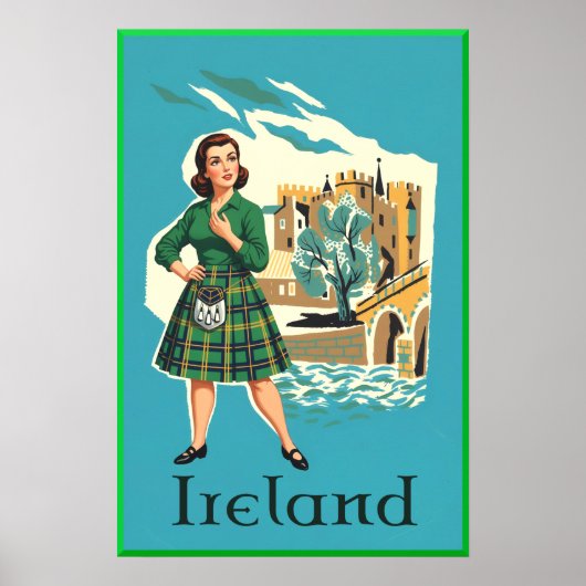 Affiche de voyage Irlande  (Devant)