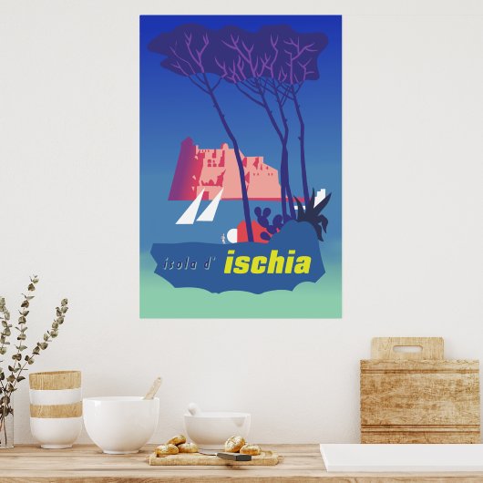 Affiche de voyage Ischia (Cuisine)