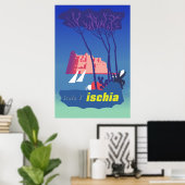 Affiche de voyage Ischia (Bureau à domicile)