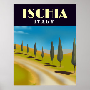 Affiche de voyage Ischia Italie