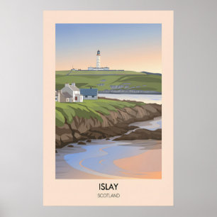 Affiche de voyage Islay Écosse