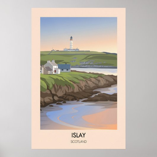 Affiche de voyage Islay Écosse (Devant)