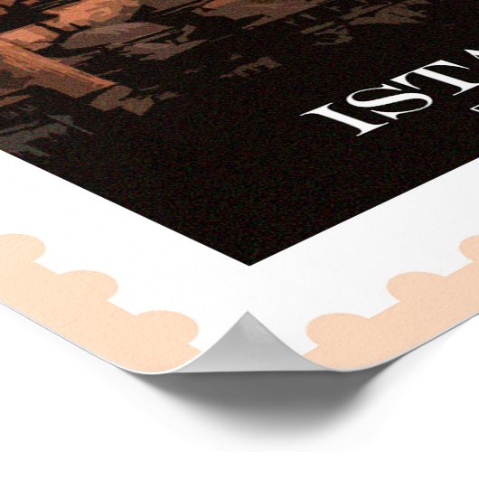 Affiche de voyage Istanbul (Coin)