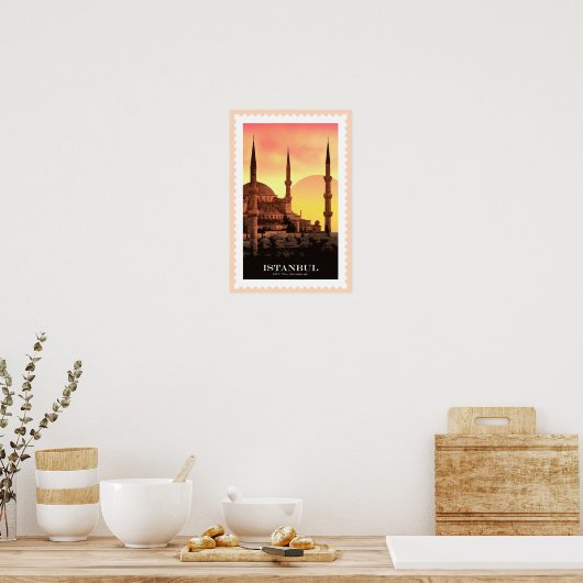 Affiche de voyage Istanbul (Cuisine)