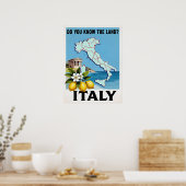 Affiche de voyage Italie (Cuisine)