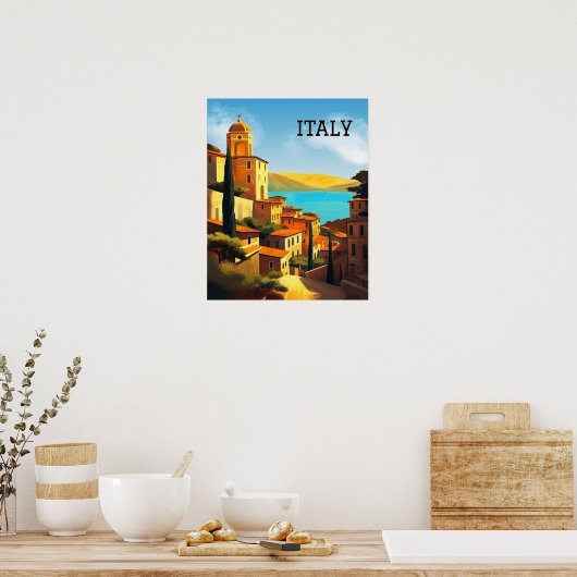 Affiche de voyage Italie (Cuisine)
