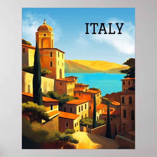 Affiche de voyage Italie (Devant)