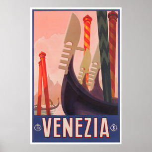 Affiche de voyage Italie Art Venise Impression Ven