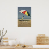 Affiche de voyage Jersey Art de plage Impression d (Cuisine)