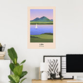 Affiche de voyage Jura Écosse (Bureau à domicile)