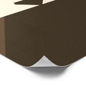 Affiche de voyage Kangaroo Australia By Air. (Coin)