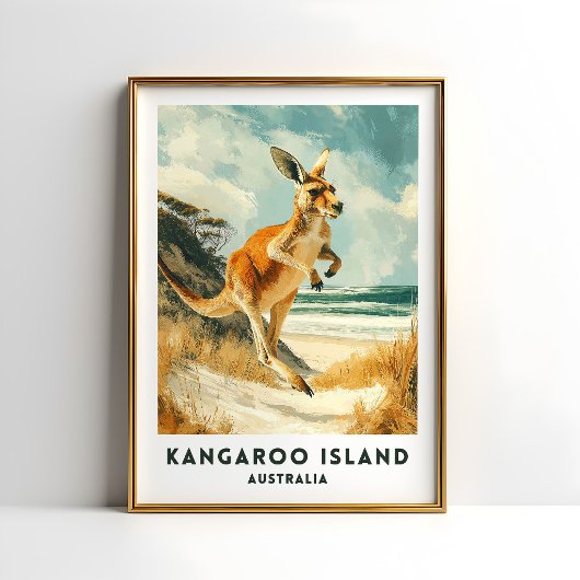 Affiche de voyage Kangaroo Island Australie