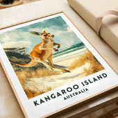 Affiche de voyage Kangaroo Island Australie