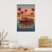 Affiche de voyage Kerala Inde (Cuisine)