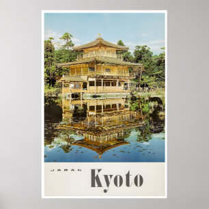 Affiche de voyage Kyoto Japon Art Estampe japonais