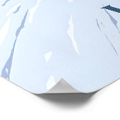 Affiche de voyage La Clusaz Snowboarding (Coin)