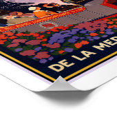 Affiche de voyage La Route Des Alpes 1920 (Coin)