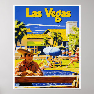 Affiche de voyage Las Vegas, Nevada