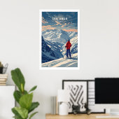 Affiche de voyage Les Arcs - France 1 (Bureau à domicile)