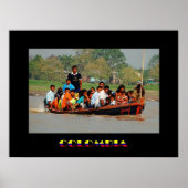 Affiche de voyage Leticia Colombie (Devant)