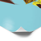 Affiche de voyage lettone. (Coin)