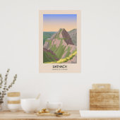 Affiche de voyage Liathach Munros d'Écosse (Cuisine)