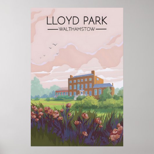 Affiche de voyage Lloyd Park Londres (Devant)