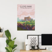 Affiche de voyage Lloyd Park Londres (Bureau à domicile)