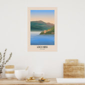 Affiche de voyage Loch Ness Écosse (Cuisine)