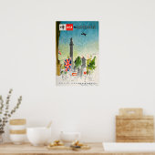 Affiche de voyage Londres Angleterre Impression d' (Cuisine)