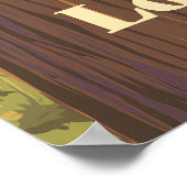 Affiche de voyage Long Trail Vermont (Coin)