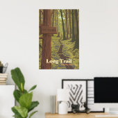 Affiche de voyage Long Trail Vermont (Bureau à domicile)