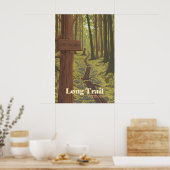Affiche de voyage Long Trail Vermont (Cuisine)