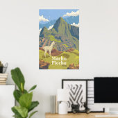 Affiche de voyage Machu Picchu Pérou (Bureau à domicile)