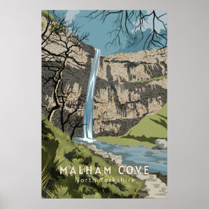 Affiche de voyage Malham Cove North Yorkshire