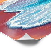 Affiche de voyage | Manhattan Beach Wallart Home D (Coin)