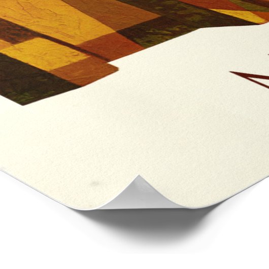 Affiche de voyage Maroc (Coin)