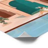 Affiche de voyage Maroc (Coin)