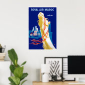 Affiche de voyage Maroc Impression d'art marocainA (Bureau à domicile)