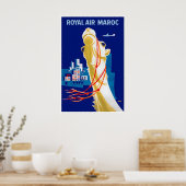 Affiche de voyage Maroc Impression d'art marocainA (Cuisine)
