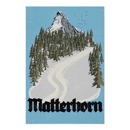 Affiche de voyage Matterhorn Suisse (Devant)